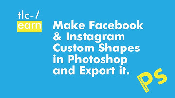 How to create custom shapes export and import them in Photoshop