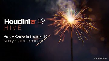 Vellum Grains in Houdini 19 | Bishoy Khalifa | Houdini 19 HIVE