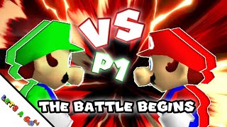Mario Vs Luigi - The Battle Begins Super Mario 64 Who Will Win?