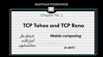 TCP Tahoe and TCP Reno. Popular TCP congestion control algorithms