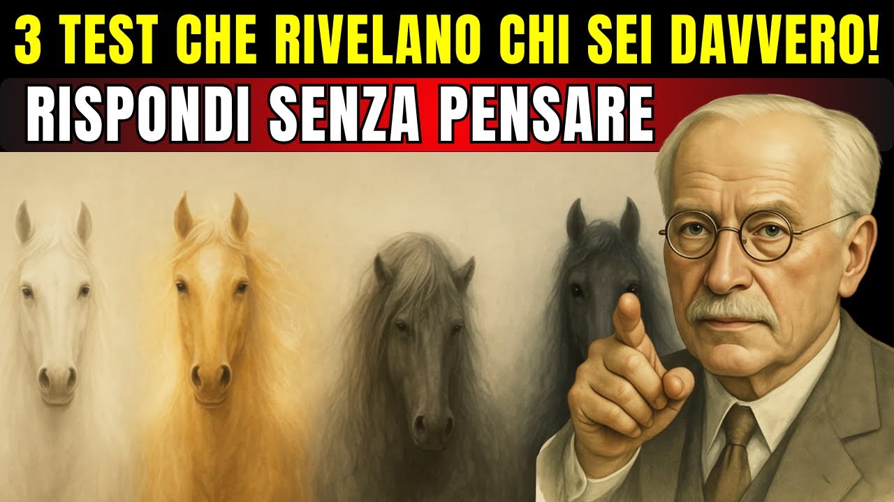 3 TEST CHE RIVELANO COSA NASCONDI A TE STESSO | CAVALLI, OCEANO, FARFALLE | CARL JUNG