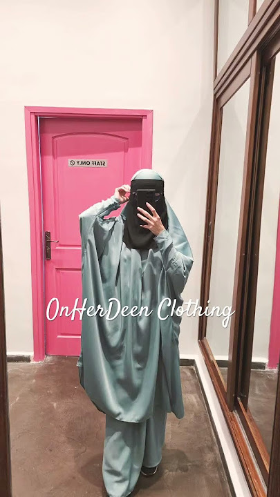 Two piece Nida breastfeeding jilbabs #hijab #jilbab #abayaburqa #burka #modesty #reverttoislam