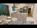 BANCADA DE PORCELANATO - ILHA DA COZINHA - QUANTO EU GASTEI?!