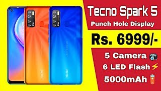 Tecno Spark 5 Launch in India Soon with Punch Hole Display  Specs, Camera, Features, Price | HINDI