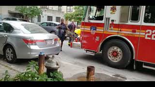 FDNY ENGINE 226 ENGINE 210 TOWER LADDER 105 LADDER 110 RESPOND TO SMOKE ON 7TH FLOOR OF AN OMD.