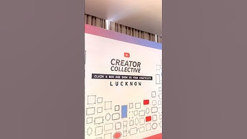 YouTube Creator Collective 2025 #lucknow #youtubecreatorcollective #youtubecreator #event #shorts
