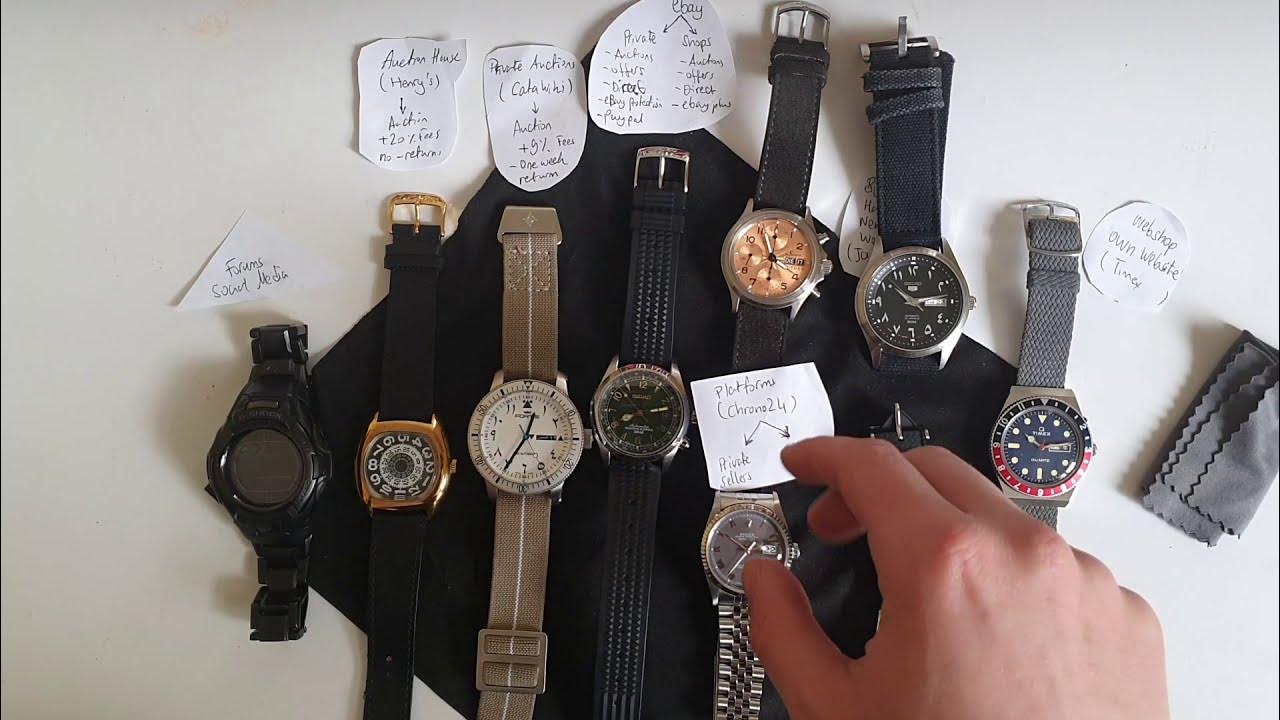 Where to buy watches ¯\_(ツ)_/¯ eBay Chrono24 Catawiki YouTube