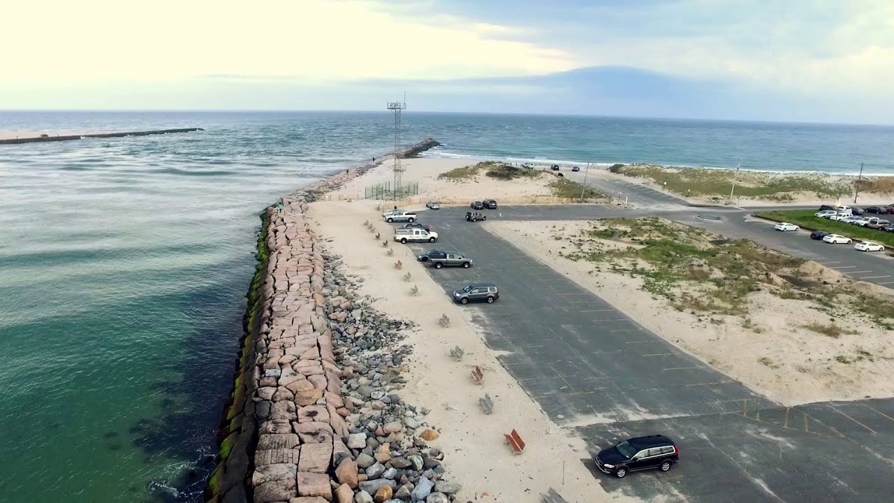 Hampton Bays Inlet Jetty View Dune Road Drone Flight YouTube