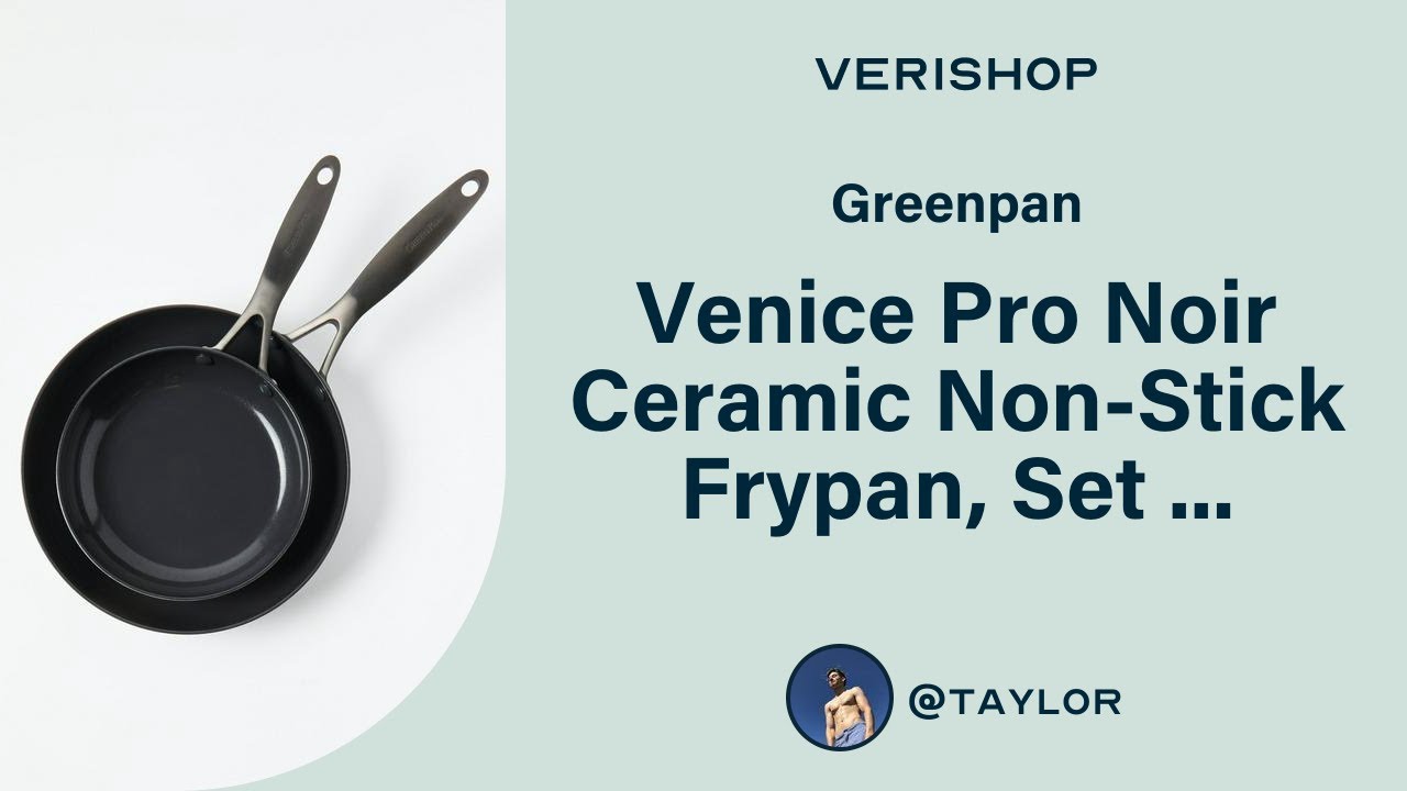 Venice Pro Ceramic Nonstick 8 and 10 Frypan Set