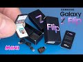 Mini samsung galaxy z flip unboxing how to make realistic miniature  tutorial