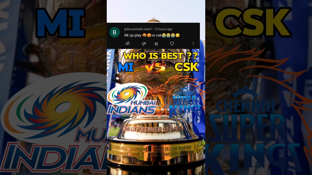 MI VS CSK Playing 11 comparison 