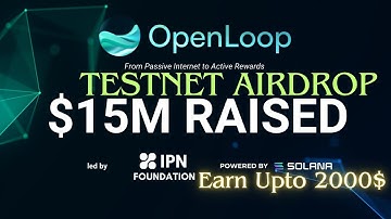 Open Loop Airdrop || Run Node Extension Earn Rewards🚀 || EARN UPTO 2000$ 🚀 #airdrop #testnetairdrop