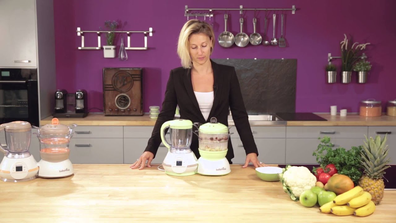 Nutribaby: the 1st food processor to do real cooking for your baby! 