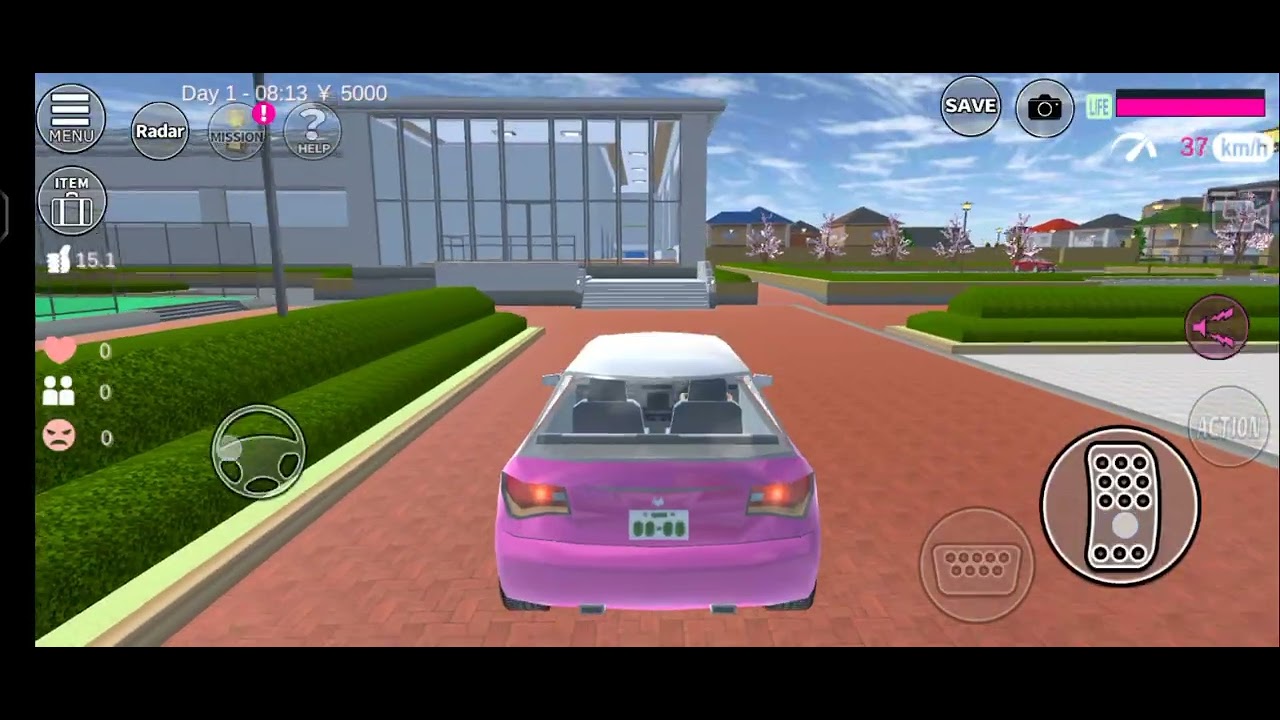 Mari berenang bersama Sakura dan Mio di Game Sakura School Simulator