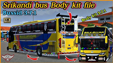Bussid 3.7.1 Body kit file for bus simulator indonesia // Srikandi Bus bodykit mod