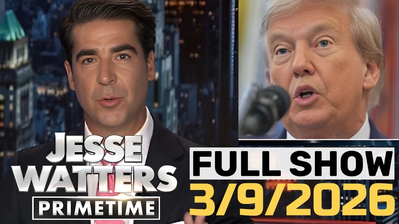Jesse Watters Primetime 3/9/26 FULL END SHOW | ᖴO᙭ ᗷᖇEᗩKIᑎG ᑎEᗯS March 9, 2026