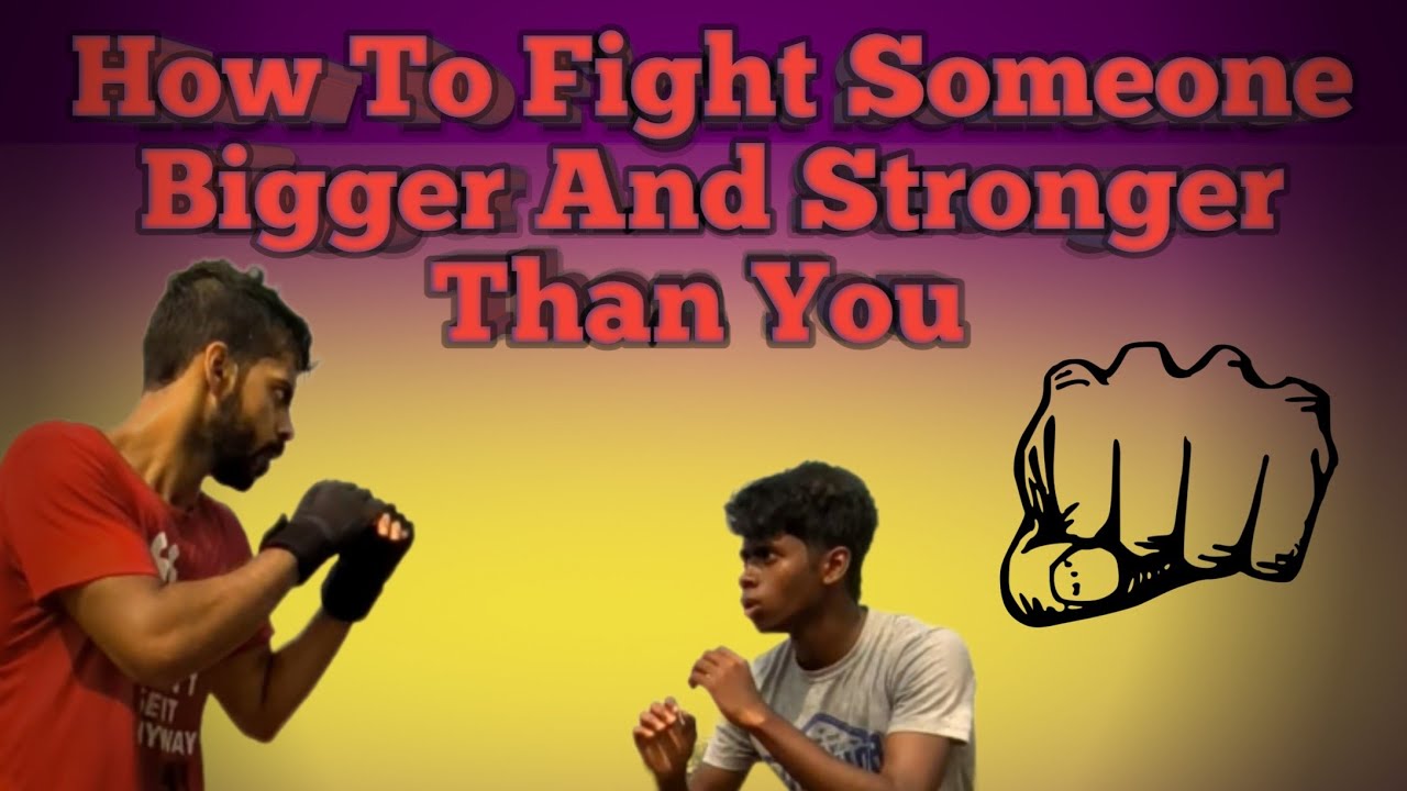 How To Fight Someone Stronger Than You At School How To Fight | How To Fight Someone Bigger and Stronger Than U | Fight