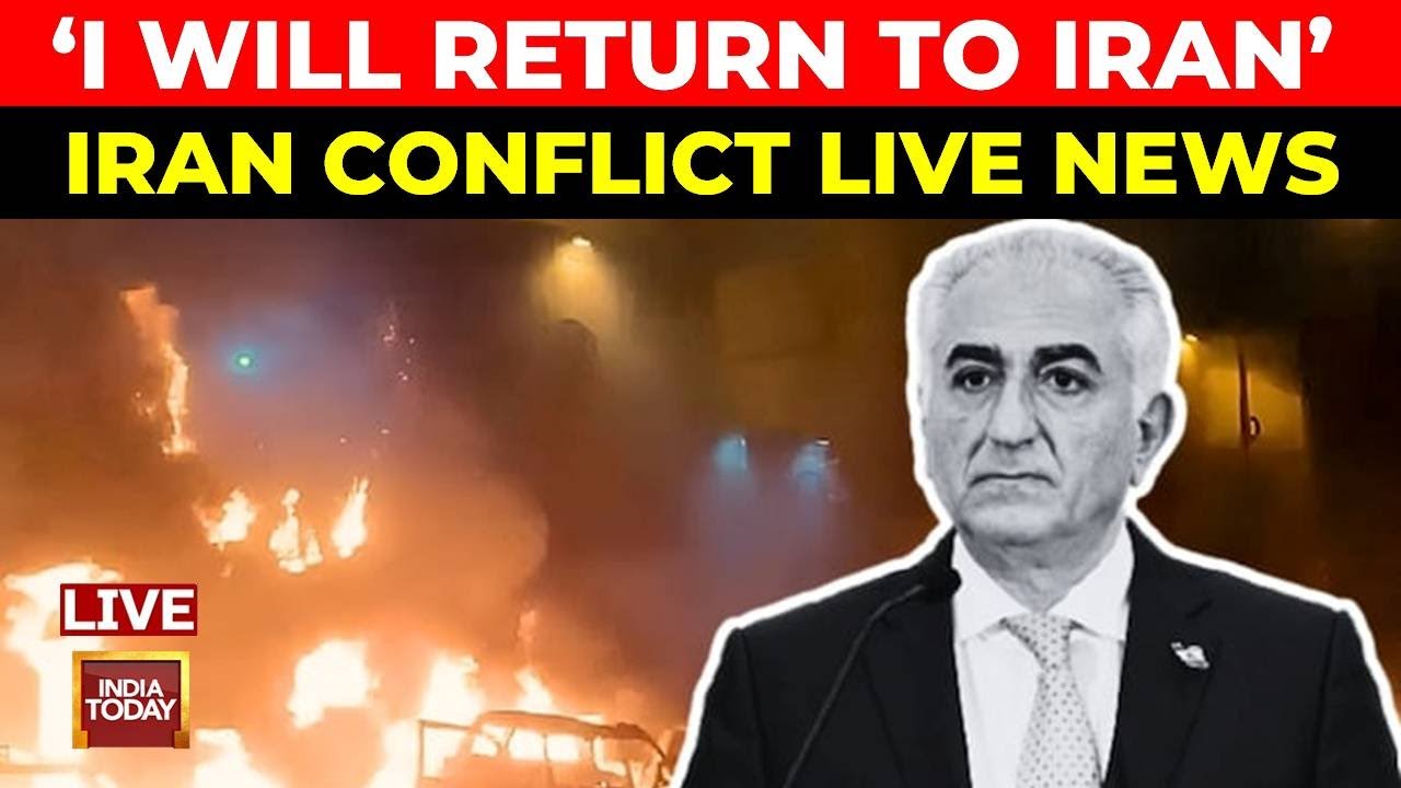 Iran News LIVE | Exiled Iranian Prince Reza Pahlavi Vows Return To Iran | State TV Of Iran Hacked