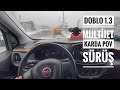 Doblo 1.3 Multijet Karda Pov Sürüş (KAZA YAPIYORDUK)