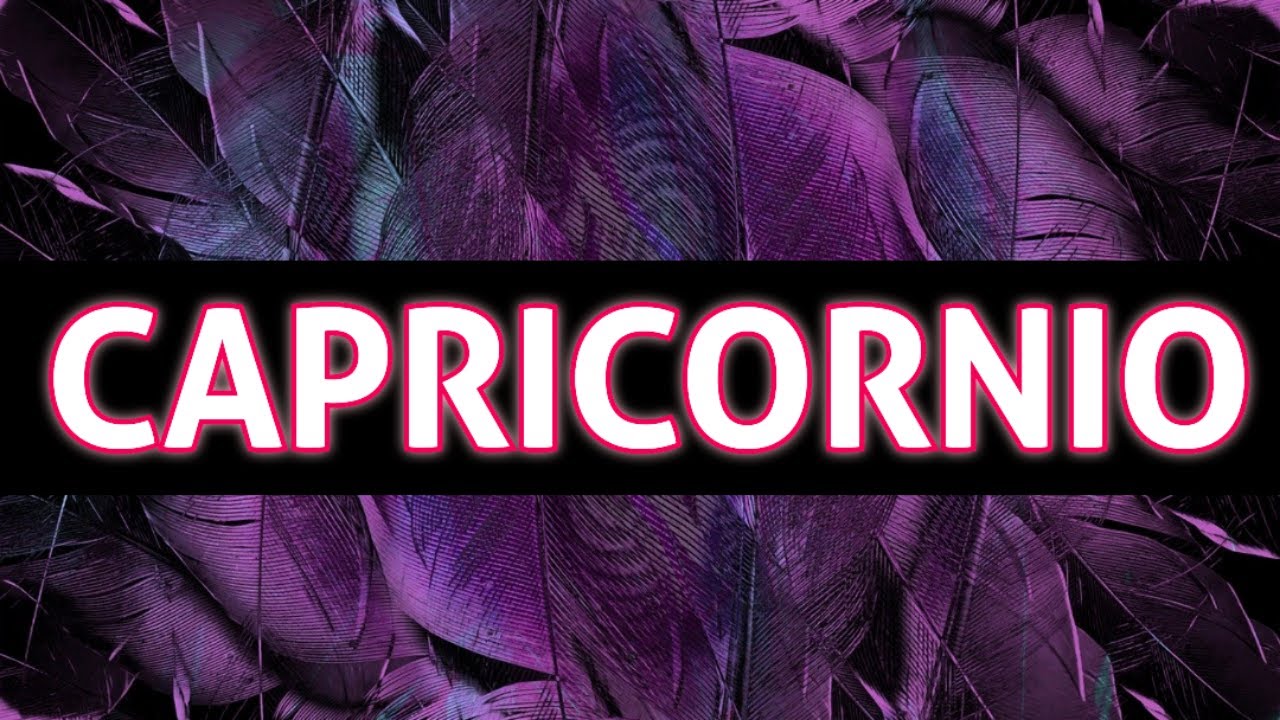 CAPRICORNIO | TE VIENE UNA FUERTÍSIMA NOTICIA DE ALGUIEN QUE TE DEJARÁ ...