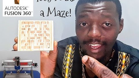 #Fusion360 #CNC #woodwork How to make a wooden maze puzzle using Fusion 360 and a CNC machine