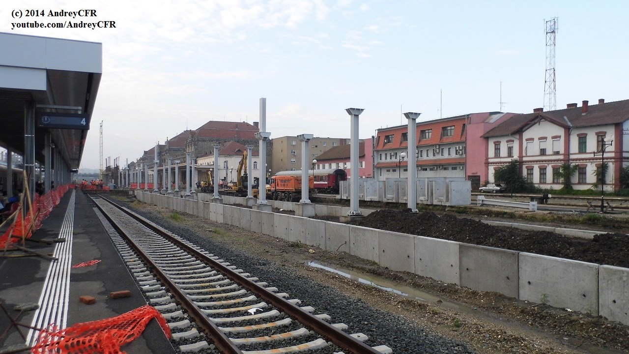 garage sale poster Modernizarea Coridorului IV - Șantierul din gara Arad [15.07.2014]