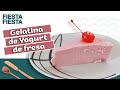 Gelatina de Yogurt de fresa - Gelatina súper fácil con 4 ingredientes