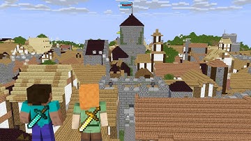 BULGARIA - Alex and Steve Life (Minecraft Animation) (100 DAYS IN MEDIEVAL MINECRAFT)