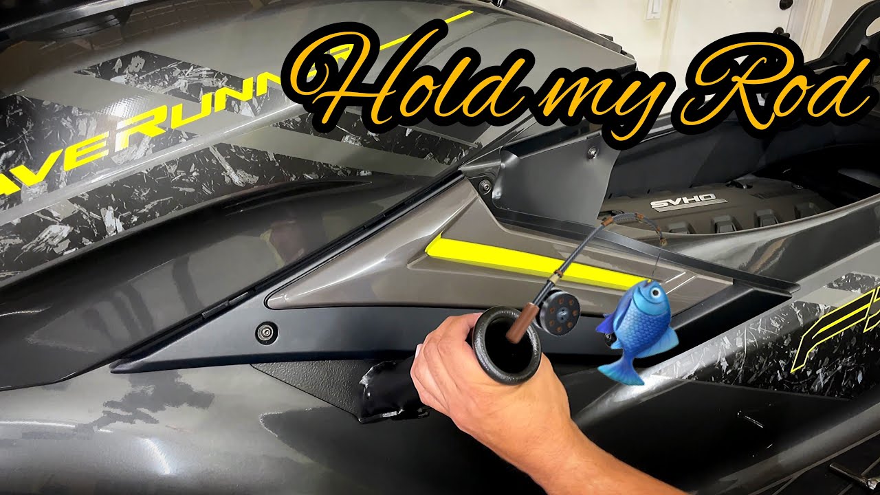 How to install a rod holder Yamaha WaveRunner FX SVHO YouTube