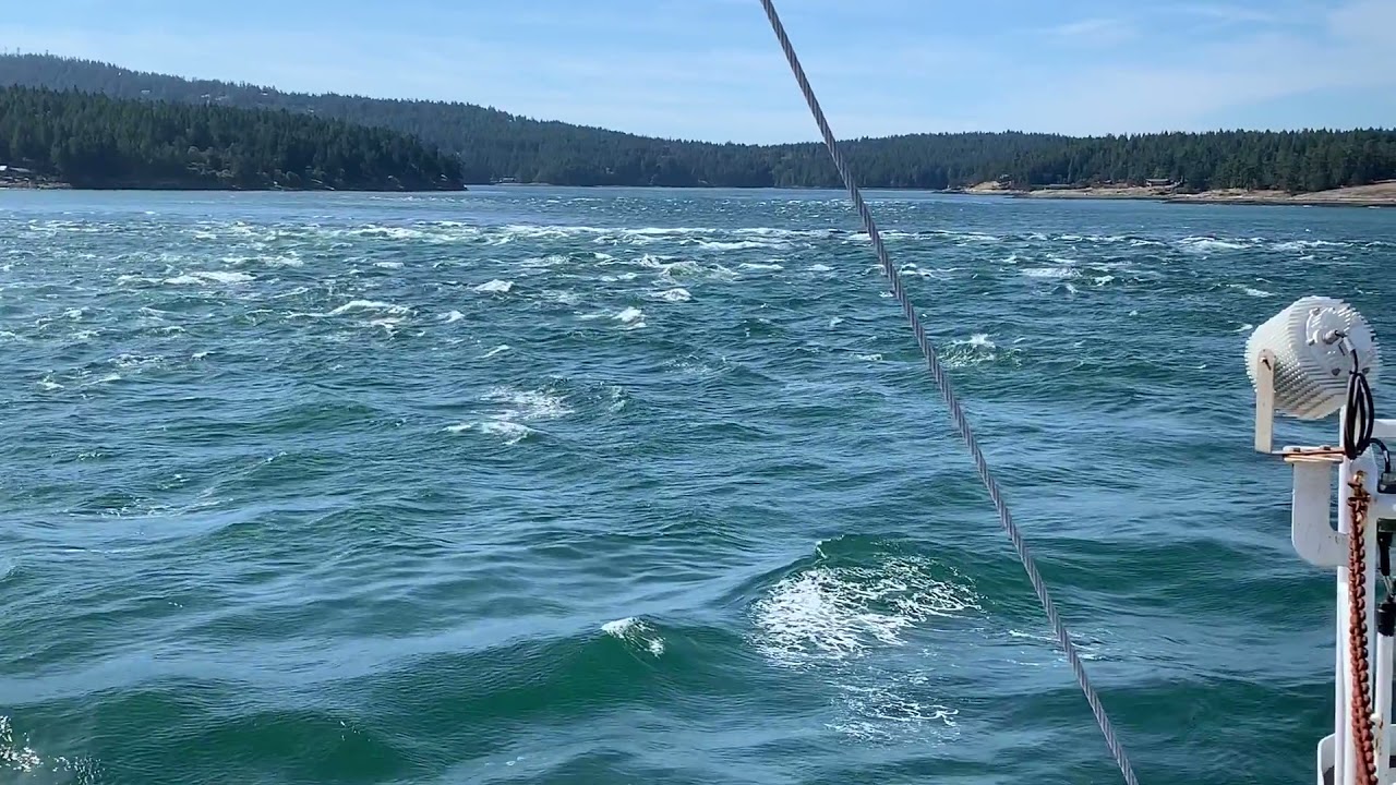 Tidal current through Active Pass