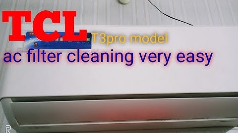 TCL ac filter cleaning fully details Urdu/Hindi