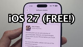 How to Download iOS 27 (its FREE!) on iPhone