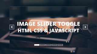Image Slider Toggle Button dengan HTML CSS & JavaScript