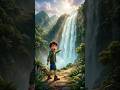 World's Tallest Waterfall 😱 | Angel Falls Amazing Fact 🌍 #shorts #amazingfacts