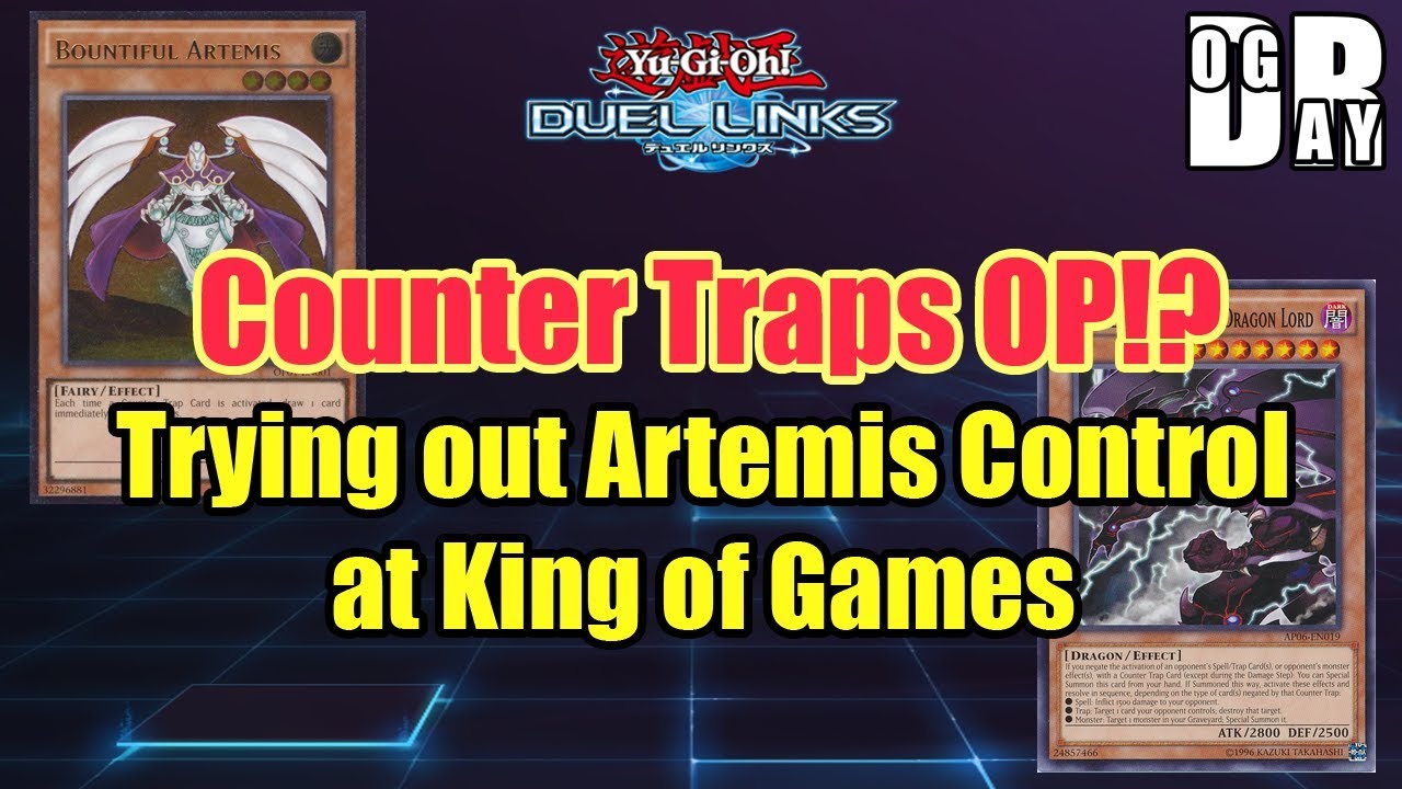 [YuGiOh! Duel Links] Bountiful Artemis Counter Trap Deck YouTube