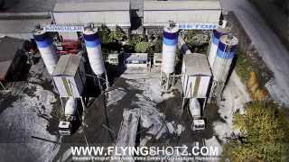 Havadan beton santrali çekimi - Kumcular beton