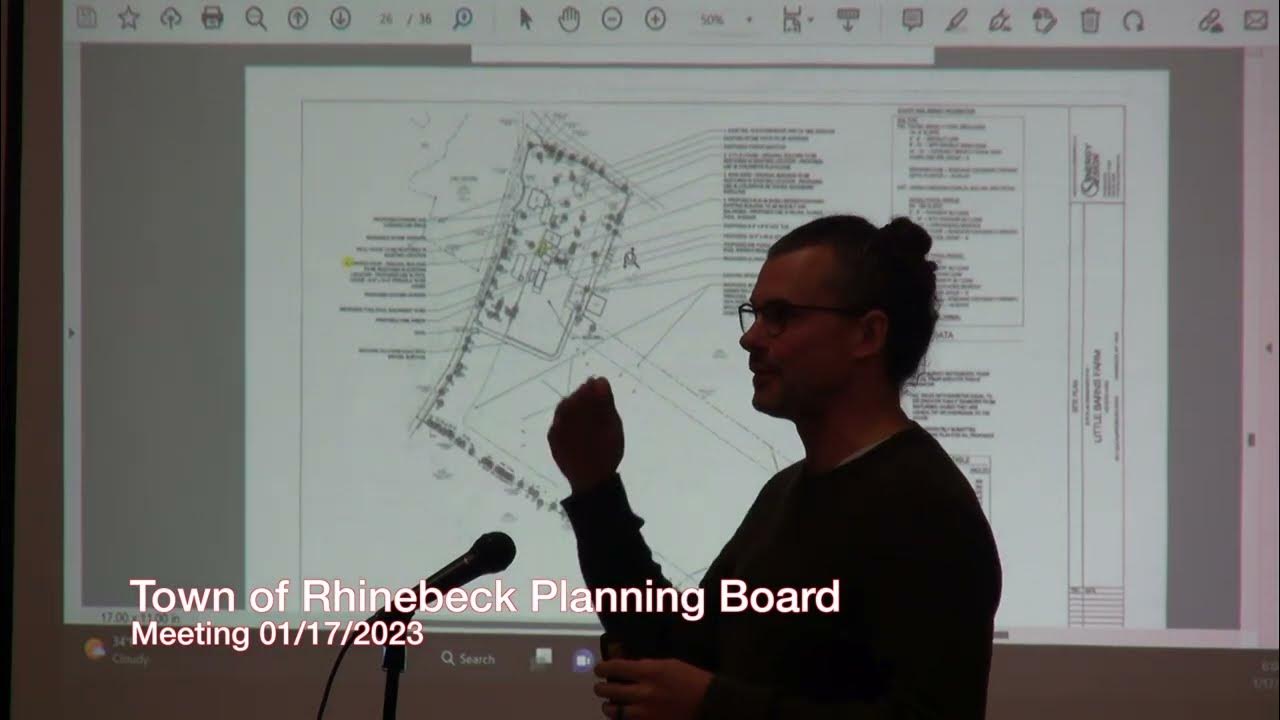 Town of Rhinebeck Planning Board Meeting 01/17/2023 YouTube