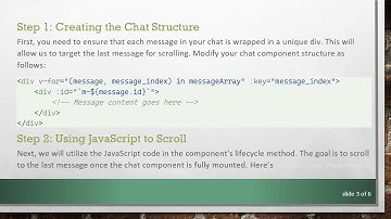 How to Scroll to the Bottom of a Specific Div on Page Load in Nuxt.js