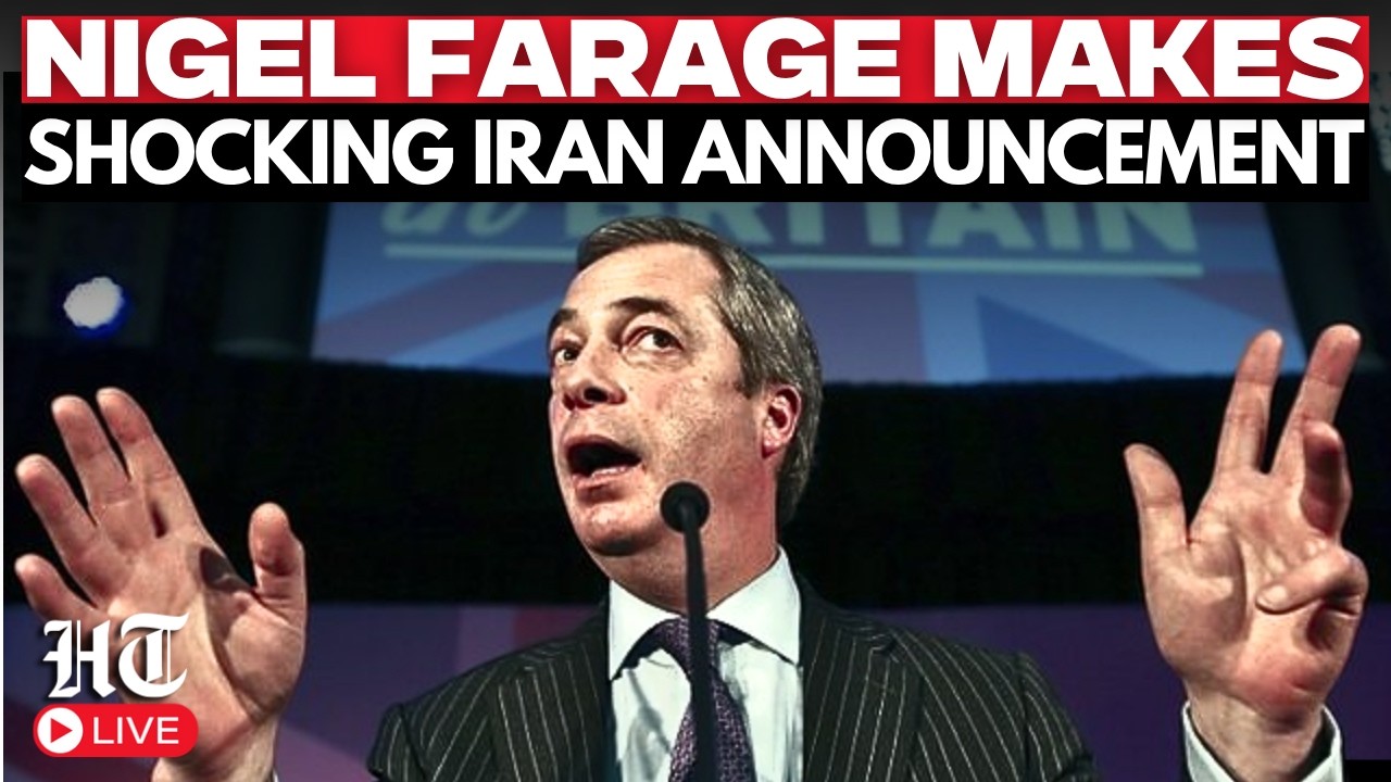 US Iran War LIVE: Nigel Farage Shocking Move Puts Starmer Under Pressure? | Farage Drops Bombshell