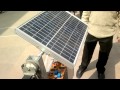 Solar tracker with gear mechanism.