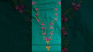 Kamal Kadai Neck Designs Hand Embroidery Kamal Kadai.