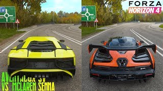 Lamborghini Aventador SV vs Mclaren Senna