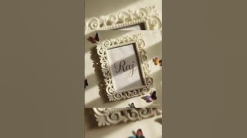 Raj Frame name editing||#ytshorts#imagecreation#meta#ai#frame#nameart