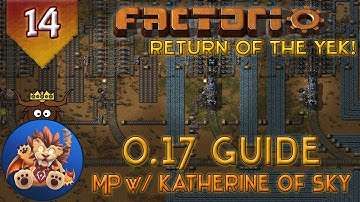 Factorio - 0.17 Guide w/KoS - Railroad Redesign - Balancing & Breaking the Caledorn - EP14