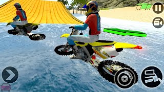 Beach Water Surfer Bike Racing Gameplay- iOS & Android #1 screenshot 2