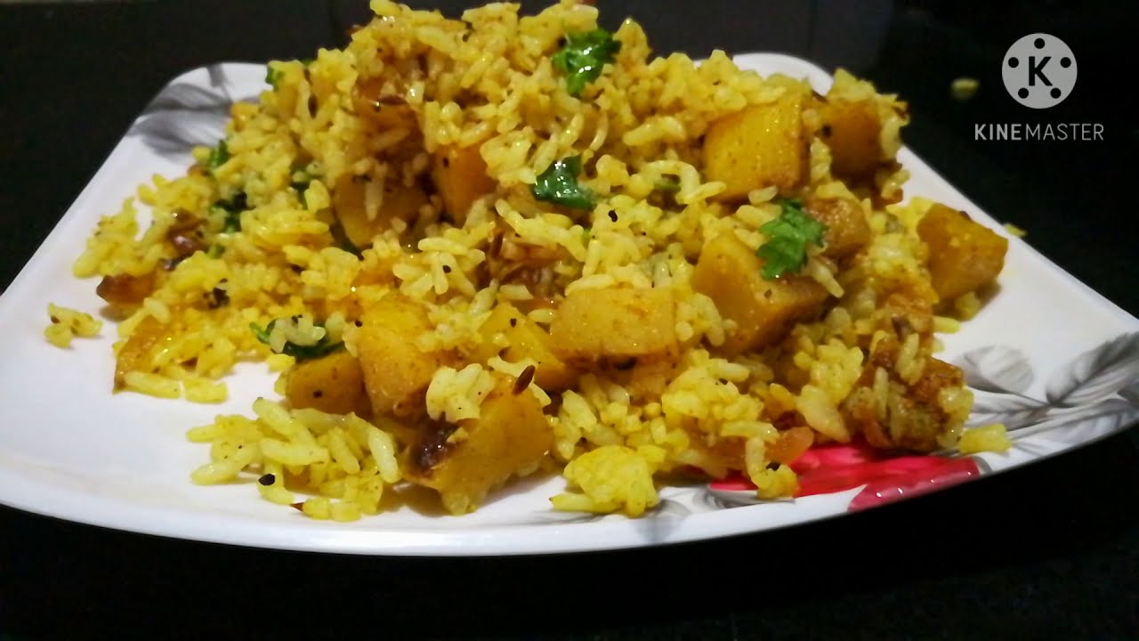 Potato rice Potato Masala rice Potato pepper rice foodie s