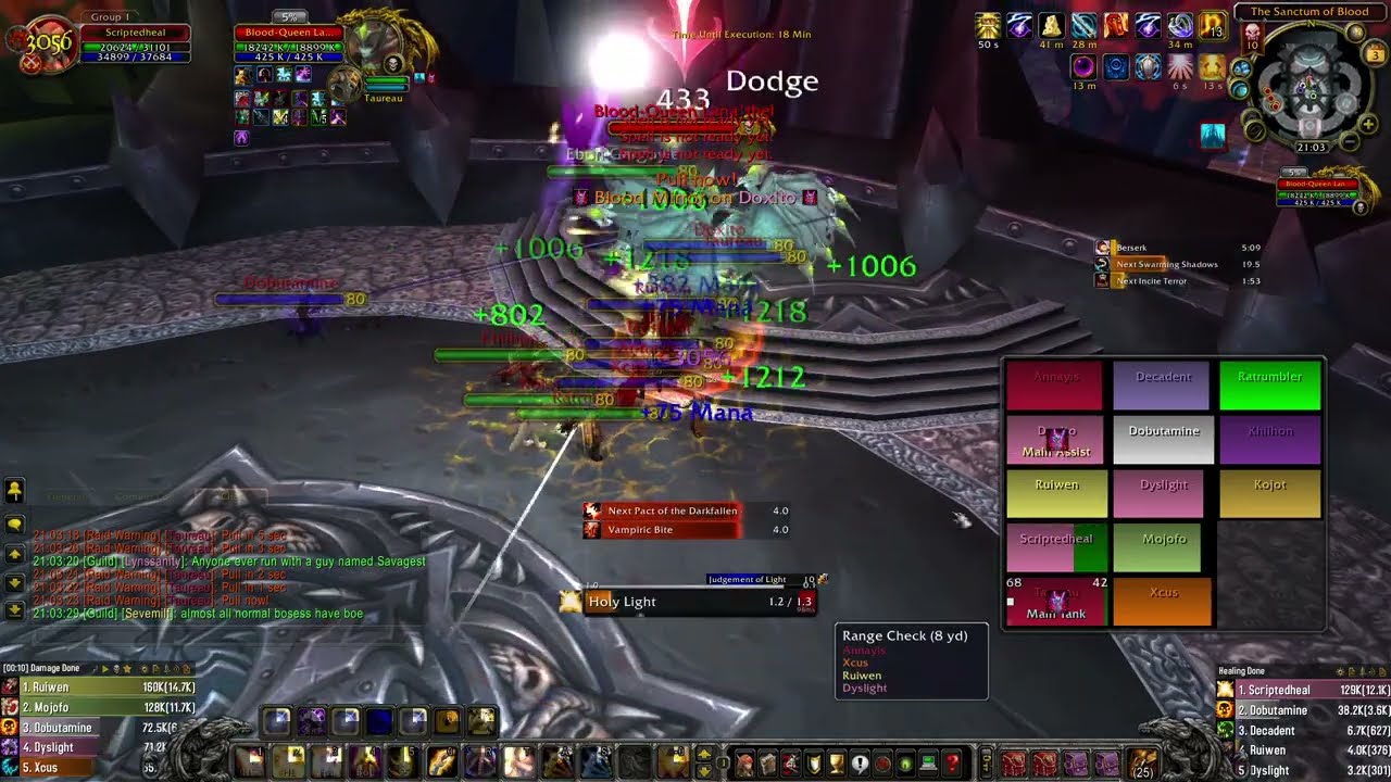 ICC 10 HC BQL solo Heal Holy Pala SayNoToTryhard Warmane YouTube