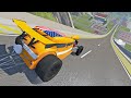 Which Automation Mod Can Fly The Furthest On Car Jump Arena? PART 14 - BeamNG Drive Mods