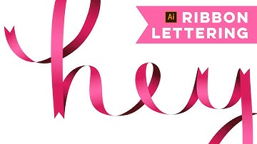 Easy Ribbon Lettering in Adobe Illustrator