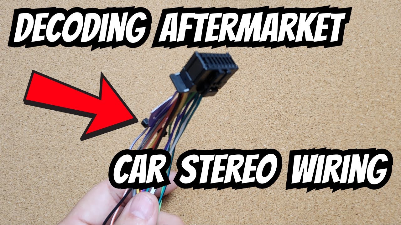 Car Stereo Wiring Harness Colors Explained For Beginners! - YouTube